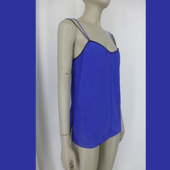 Rag & Bone 100% Silk Blue Camisole Clematis Top (Size S) - Picture 3 of 10